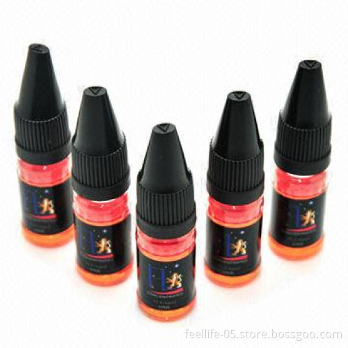 E-liquid with 5, 10, 30, 50mL Capacity